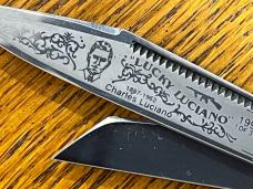 Sterling Cutlery Gangster "Lucky Luciano" 3-Blade Stockman Knife w/Faux MOP Scales SN#061 Germany Sterling Cutlery Gangster "Lucky Luciano" 3-Blade Stockman Knife w/Faux MOP Scales SN#061 Germany