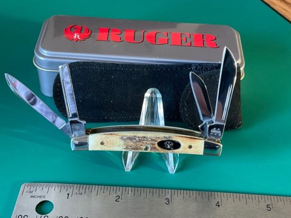 Case XX 2005 Ruger Stag Baby congress knife Pattern # 6538XX - (5468 SS) Case XX 2005 Ruger Stag Baby congress knife Pattern # 6538XX - (5468 SS)