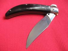 Quality Italian Unique Mechanism LEPRE Horn Knife Limited Edition 2015 MANIAGO ITALY w/Certificate Quality Italian Unique Mechanism LEPRE Horn Knife Limited Edition 2015 MANIAGO ITALY w/Certificate