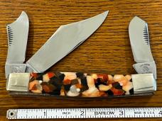 Fight'n Rooster Frank Buster 3-Blade Stockman Knife w/Celluloid Scales Germany Fight'n Rooster Frank Buster 3-Blade Stockman Knife w/Celluloid Scales Germany