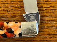 Fight'n Rooster Frank Buster 3-Blade Stockman Knife w/Celluloid Scales Germany 