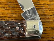 Fight'n Rooster Frank Buster Pre-1982 3-Blade Stockman Knife w/Pick Bone Scales Germany Fight'n Rooster Frank Buster Pre-1982 3-Blade Stockman Knife w/Pick Bone Scales Germany