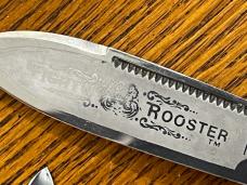 Fight'n Rooster Frank Buster 3-Blade Canoe Knife w/Pick Bone Scales Germany Fight'n Rooster Frank Buster 3-Blade Canoe Knife w/Pick Bone Scales Germany