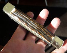 Hubertus huge 5.5" Springer auto, Solingen Knife Leverlock. Unused, unsharpened mint. Perfect Action Hubertus huge 5.5" Springer auto, Solingen Knife Leverlock. Unused, unsharpened mint. Perfect Action
