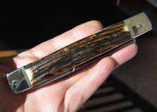 Hubertus huge 5.5" Springer auto, Solingen Knife Leverlock. Unused, unsharpened mint. Perfect Action Hubertus huge 5.5" Springer auto, Solingen Knife Leverlock. Unused, unsharpened mint. Perfect Action