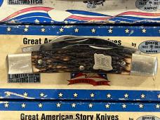 Boker Great American Story Knives -- Lot of 13 Knives in Boxes Boker Great American Story Knives -- Lot of 13 Knives in Boxes