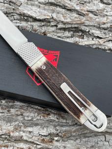 COBRATEC STAG TRAPPER HIDDEN RELEASE D2 STEEL COBRATEC STAG TRAPPER HIDDEN RELEASE D2 STEEL