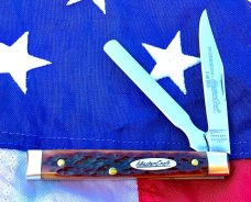 Robeson by Queen 3 & 1/4” Doctor / Physcians Pocket Knife w/ Beautiful Brown Bone Handles -NM Robeson by Queen 3 & 1/4” Doctor / Physcians Pocket Knife w/ Beautiful Brown Bone Handles -NM