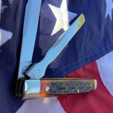 Robeson by Queen 3 & 1/4” Doctor / Physcians Pocket Knife w/ Beautiful Brown Bone Handles -NM Robeson by Queen 3 & 1/4” Doctor / Physcians Pocket Knife w/ Beautiful Brown Bone Handles -NM