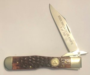 New in box 2005 Case NKCA Walnut Cheetah