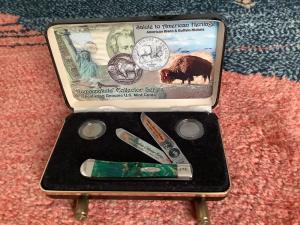  Case XX Limited Edition, Salute To American Heritage, Numismatists Edition With Case Trapper 9254ss