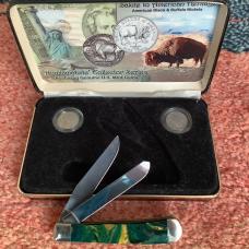 Case XX Limited Edition, Salute To American Heritage, Numismatists Edition With Case Trapper 9254ss Case XX Limited Edition, Salute To American Heritage, Numismatists Edition With Case Trapper 9254ss