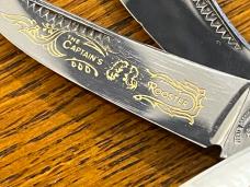 Fight'n Rooster Frank Buster "Captain's Rooster" 3-Blade Sowbelly Stockman Knife w/MOP Scales German Fight'n Rooster Frank Buster "Captain's Rooster" 3-Blade Sowbelly Stockman Knife w/MOP Scales German