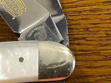 Fight'n Rooster Frank Buster "Captain's Rooster" 3-Blade Sowbelly Stockman Knife w/MOP Scales German Fight'n Rooster Frank Buster "Captain's Rooster" 3-Blade Sowbelly Stockman Knife w/MOP Scales German