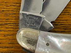 Fight'n Rooster Ltd Ed 1988 "Middle Tenn Knife Collectors" Whittler w/MOP Scales SN#074 Germany