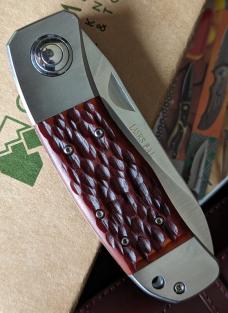 NIB CRKT Lake's PAL Automatic Conversion (2.9" Satin Blade) 7233 box, catalog, sheath 