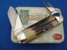 Case XX Classic Sunfish/Toenail Genuine Stag Handle Knife With Elephant Etch Case XX Classic Sunfish/Toenail Genuine Stag Handle Knife With Elephant Etch