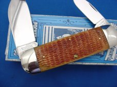 Case XX Classic Sunfish/Toenail Wine Rogers Bone Prototype Knife With Bulldog EtchRARE Case XX Classic Sunfish/Toenail Wine Rogers Bone Prototype Knife With Bulldog EtchRARE
