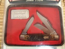 SCHRADE 881 USA MADE 1904 FOUNDERS EDITION MINT NEW IN BLISTER PACK WITH MONEY CLIP STOCKMAN KNIFE SCHRADE 881 USA MADE 1904 FOUNDERS EDITION MINT NEW IN BLISTER PACK WITH MONEY CLIP STOCKMAN KNIFE