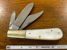Fight'n Rooster Ltd Ed 1992 International Cutlery Club 3-Blade Barlow Knife w/Stag Scales SN#174 Ger Fight'n Rooster Ltd Ed 1992 International Cutlery Club 3-Blade Barlow Knife w/Stag Scales SN#174 Ger
