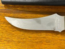  Parker-Edwards Trailing Point Hunting Knife w/Damascus Blade & Smooth Pakkawood Scales A175DP  