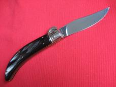 Quality Italian Unique Mechanism LEPRE Horn Knife Limited Edition 2015 MANIAGO ITALY w/Certificate