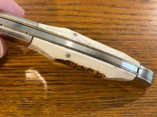 Frost Cutlery SL-1 Tomahawk Spearpoint Cargill Side-Lock Knife w/New Second Cut Stag Scales Japan Frost Cutlery SL-1 Tomahawk Spearpoint Cargill Side-Lock Knife w/New Second Cut Stag Scales Japan