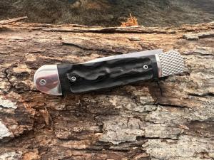 COBRATEC BLACK JIG BONE TRAPPER HIDDEN RELEASE D2 STEEL