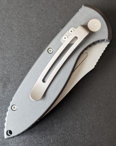 Boker SpeedLock T4 Tactical Automatic with 3-3/8" Stainless Serrated Edge, Button Plunge Lock