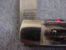 Vintage INCREDIBLE BULLDOG BRAND, OLD DOMINION(ODKCA), Stag, Etched, Trapper Pocket Knife Vintage INCREDIBLE BULLDOG BRAND, OLD DOMINION(ODKCA), Stag, Etched, Trapper Pocket Knife