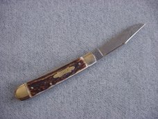 Vintage INCREDIBLE BULLDOG BRAND, OLD DOMINION(ODKCA), Stag, Etched, Trapper Pocket Knife Vintage INCREDIBLE BULLDOG BRAND, OLD DOMINION(ODKCA), Stag, Etched, Trapper Pocket Knife