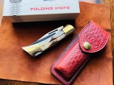 1980’s Case XX Sharktooth with Stag handles 1980’s Case XX Sharktooth with Stag handles