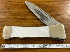 Parker Cut. Co. PA-200 Desparado Spear Point Single-Blade Folding Knife w/MOP Scales Japan