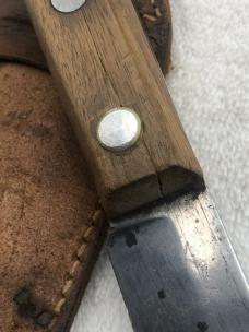 Vintage Ka-Bar With 6" Blade Sheath Knife Good Used Condition Vintage Ka-Bar With 6" Blade Sheath Knife Good Used Condition