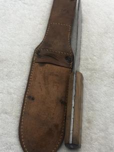 Vintage Ka-Bar With 6" Blade Sheath Knife Good Used Condition Vintage Ka-Bar With 6" Blade Sheath Knife Good Used Condition