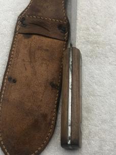 Vintage Ka-Bar With 6" Blade Sheath Knife Good Used Condition Vintage Ka-Bar With 6" Blade Sheath Knife Good Used Condition