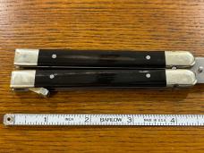 Parker Eagle Brand No. 628 Gypsy Balisong Butterfly Knife w/Water Buffalo Horn Scales Japan