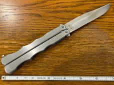 Parker Cut. Co. Stainless Steel Balisong Butterfly Knife Japan Parker Cut. Co. Stainless Steel Balisong Butterfly Knife Japan