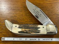 Parker Cut. Co. Ltd Ed 1980 Coal Miners of Illinois Clasp Knife w/Fat Stag Scales SN#122 Japan Parker Cut. Co. Ltd Ed 1980 Coal Miners of Illinois Clasp Knife w/Fat Stag Scales SN#122 Japan