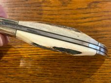 Parker Cut. Co. Ltd Ed 1980 Coal Miners of Illinois Clasp Knife w/Fat Stag Scales SN#122 Japan Parker Cut. Co. Ltd Ed 1980 Coal Miners of Illinois Clasp Knife w/Fat Stag Scales SN#122 Japan