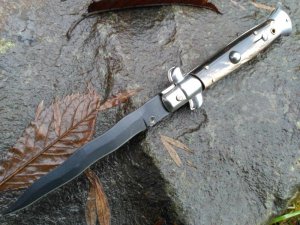 9 inch Italy Stainless Kris Kit knife for Parts or Repair