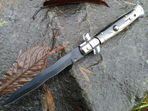 9 inch Italy Stainless Kris Kit knife for Parts or Repair 9 inch Italy Stainless Kris Kit knife for Parts or Repair