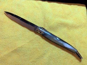 Clasp Knife, Lever Lock, Spanish Navaja, Exposito Estilete (12")