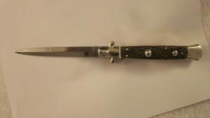 Renzo Pascotto 10" Stag Italian picklock Stiletto