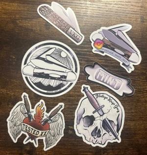 Knife Collector Stickers