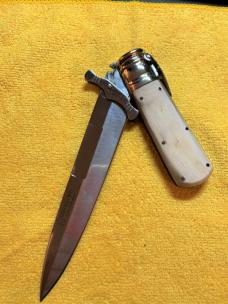 Spanish Navaja Clasp Knife Folding Swing Guard Dagger by Exposito Spanish Navaja Clasp Knife Folding Swing Guard Dagger by Exposito