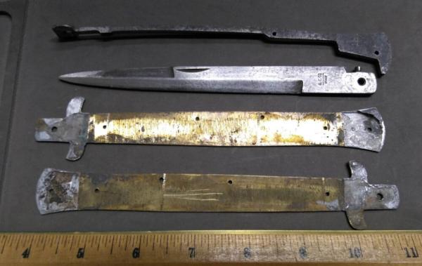 #026- Matching 13 inch G.C Co Blade spine and liners for Parts Repair #026- Matching 13 inch G.C Co Blade spine and liners for Parts Repair