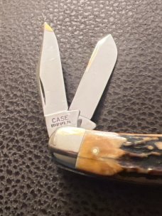 1993 CASE XX BRADFORD PA USA TB55039 SS Super Fat & Gnarly Stag Sowbelly With 5 Stainless Blades