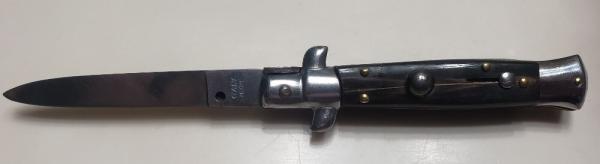 Vintage 7" INOX Buffalo Horn Switchblade Vintage 7" INOX Buffalo Horn Switchblade