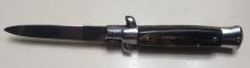 Vintage 7" INOX Buffalo Horn Switchblade Vintage 7" INOX Buffalo Horn Switchblade